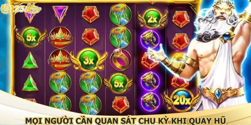 Mọi người cần quan sát chu kỳ khi quay hũ