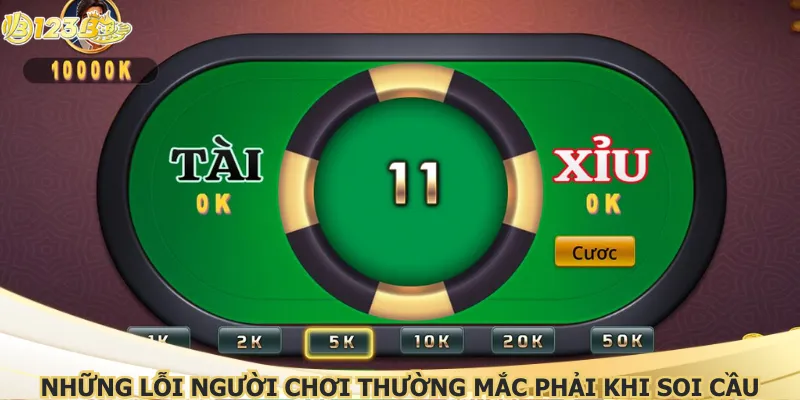 Những lỗi người chơi thường mắc phải khi soi cầu